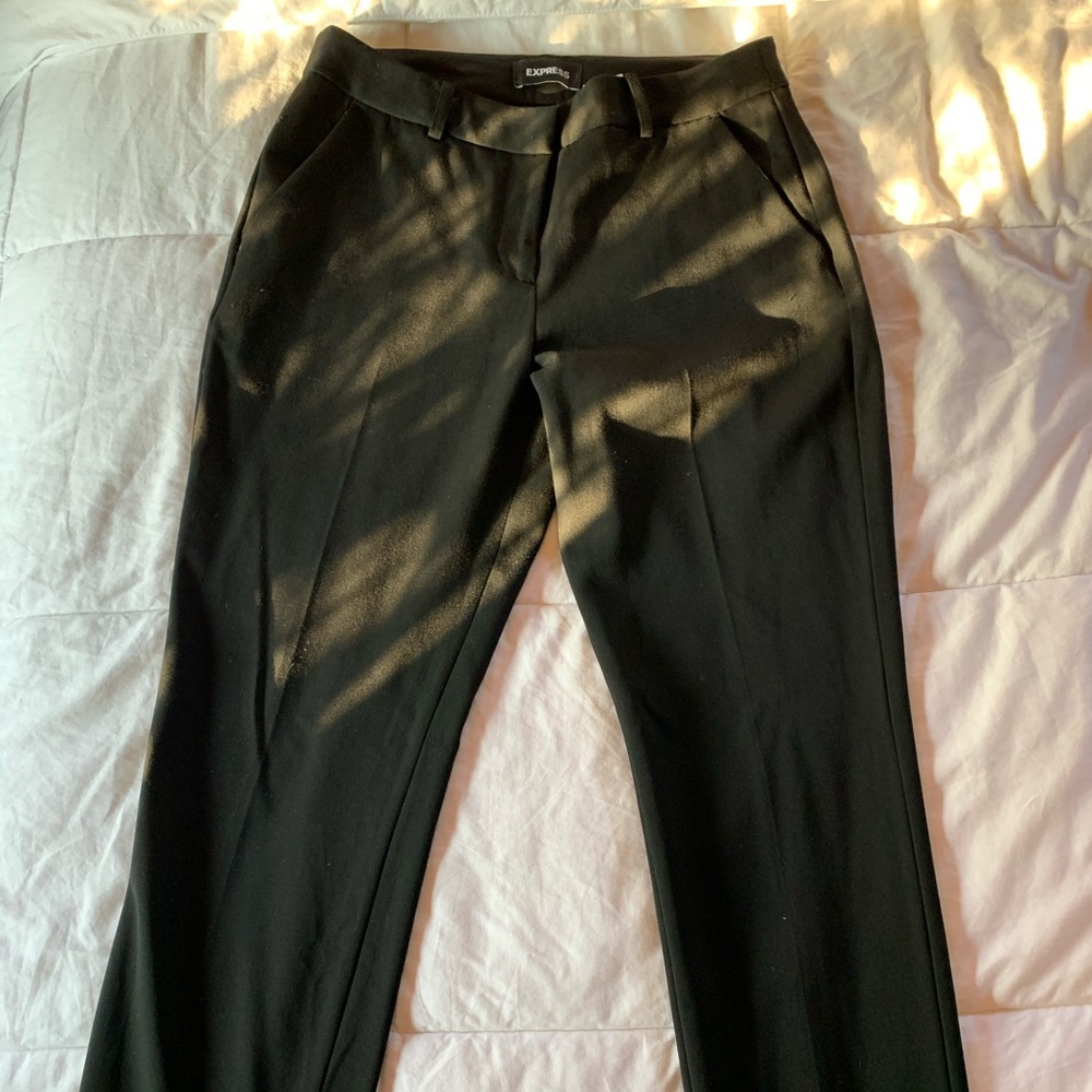 Express Black Slacks